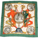 Hermès Napoléon Silk Carre 90 Scarf Tuch