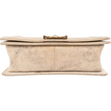 Chanel Quilted Iridescent Medium Boy Single Flap Crossbody Bag