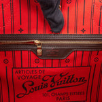 Louis Vuitton Monogram Damier Ebene Neverfull MM Shoulder Bag - vintageandkickz