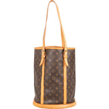 Louis Vuitton Monogram Canvas Bucket GM Shoulder Bag