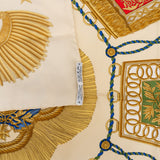 Hermès Soie et Canons Silk Carre 90 Scarf Tuch