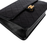 Chanel Quilted Lambskin CC Single Flap Shoulder Bag