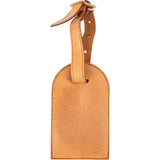 [🔄️B10 / F37] Louis Vuitton Vachetta Leather Luggage Tag - vintageandkickz