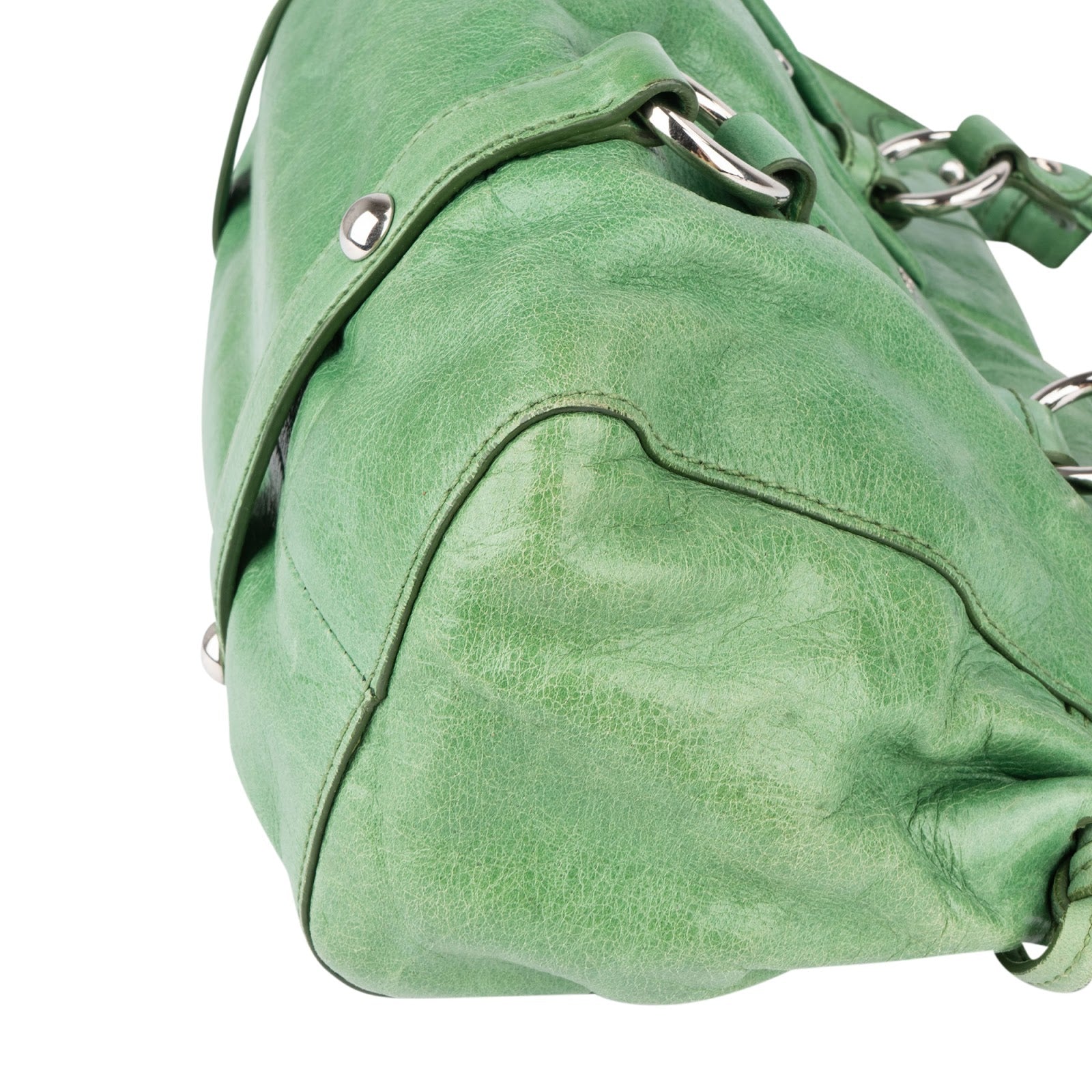 [🔄️B24 / F14] Miu Miu Vitello Lux Satchel Crossbody Bag - vintageandkickz