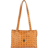 MCM Monogram Visetos Tote Shoulder Bag
