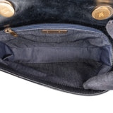 Chanel Aged Calfskin Vintage Rope Strap Single Flap Shoulder Bag