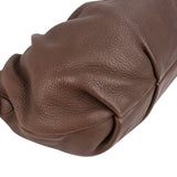 Prada Vitello Daino Leather Ruched Hobo Shoulder Bag