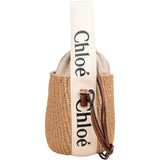 Chloé Small Woody Basket Raffia Crossbody Handbag