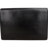 Yves Saint Laurent Vintage Studded Emblem Clutch Bag