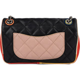 Chanel Quilted Lambskin Cuba Multicolor Medium Single Flap Crossbody Bag
