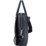 Prada Bleu Saffiano Leather Business Handbag Crossbody Bag