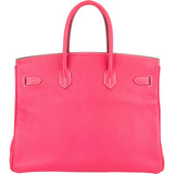 Hermès Pink Candy Epsom Leather Birkin 35 Handbag