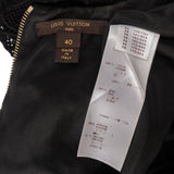 Louis Vuitton Black Lace Monogram T-Shirt Dress (FR40 / DE38)