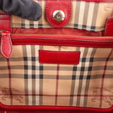 Burberry Haymarket Check Tote Shoulder Bag
