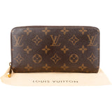 Louis Vuitton Monogram Canvas Zippy Wallet