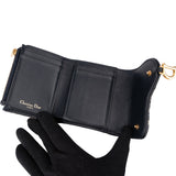 Christian Dior Oblique Trotter Monogram Jacquard Saddle Wallet