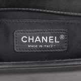 Chanel Chevron Quilted Lambskin Small Boy Single Flap Crossbody Bag