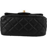 Chanel Quilted Lambskin Small Rectangular Single Flap Crossbody Bag