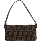 Fendi Monogram FF Zucca Baguette Shoulder Bag