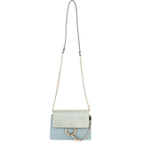 Chloé Suede & Leather Small Faye Crossbody Bag