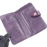 Miu Miu Croc-Embossed Vitello Shine Leather Kiss-Lock Wallet