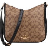 Coach Monogram Signature Canvas Ellie File Crossbody Bag