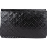 Chanel Quilted Lambskin 24K Gold Single Flap Shoulder Bag