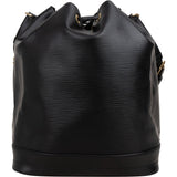 Louis Vuitton Noir Epi Leather Sac Noé Grande Shoulder Bag