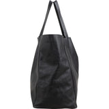 Celine Black Leather Horizontal Cabas Shoulder Bag