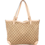 Gucci Monogram GG Canvas Bree Tote Shoulder Bag