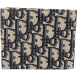 Christian Dior Oblique Trotter Monogram Jacquard Bifold Card Holder Wallet