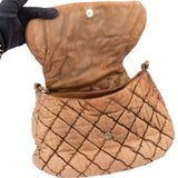 Chanel Quilted Lambskin Bubble Maxi Single Flap Shoulder Bag