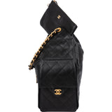 Chanel 25 Caviar Leather CC Drawstring Shoulder Bag