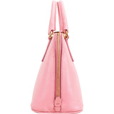 Prada Pink Saffiano Lux Mini Promenade Bag Handbag