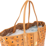 MCM Monogram Visetos Canvas Liz Reversible Large Shopper Shoulder Bag