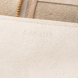 Celine Beige Grained Calfskin Belt Handbag