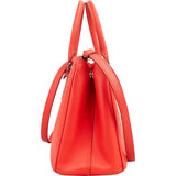 Prada Red Saffiano Leather Galleria Tote Handbag