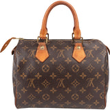 Louis Vuitton Monogram Canvas Speedy 25 Handbag