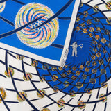 Hermès Les Feux de L'Espace Silk 90 Scarf Tuch