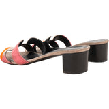Hermès Multicolor Suede Oasis Block Sandals (37,5)