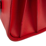 Yves Saint Laurent Red Calfskin Leather Sac de Jour Handbag