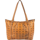 MCM Monogram Visetos Satchel Tote Shoulder Bag