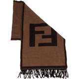 Fendi Wool FF Logo Schal Scarf