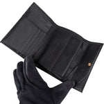 Prada Black Nylon Triangle Wallet - vintageandkickz