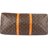 Louis Vuitton Monogram Canvas Keepall 50 Bandoulière Travel Bag