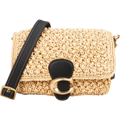 Coach Raffia Soft Tabby Crossbody Bag