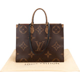 Louis Vuitton Monogram Giant Reverse OnTheGo GM Handbag