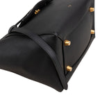 Céline Black Grained Calfskin Belt Handbag