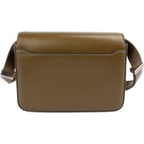 Givenchy Olive Green Calfskin Box Leather 4G Medium Crossbody Bag