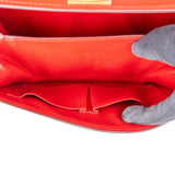 Celine Classic Red Boxcalf Leather Medium Box Crossbody Bag